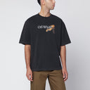 오프화이트 Off-White™ 워시드 블랙 큐피드 애로우 스케이트 로고 티셔츠