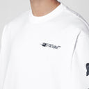 Off White Off-White™ Weißes langärmliges T-Shirt mit Logo