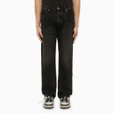 Off White Off-White™ Black jeans with logo patch