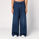 Off White Off-White™ Jeans anchos de mezclilla azul