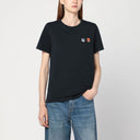 Maison Kitsuné Anthracite grey cotton T-shirt