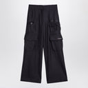 Off White Off-White™ Wide grey pinstripe cargo trousers