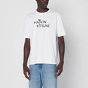 Maison Kitsuné White T-shirt with logo print