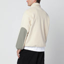 Maison Kitsuné Ecru fleece jacket
