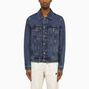 Palm Angels blaue Jeansjacke mit Monogramm