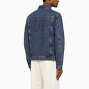 Palm Angels blaue Jeansjacke mit Monogramm