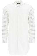 Comme Des Garcons Homme Plus maxi jacquard shirt with