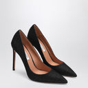 Aquazzura Purist Pump 105 negro con pedrería