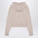 Sudadera con capucha Palm Angels logo beige claro