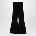 Palm Angels schwarze Lurex-Viskose-Mischhosen