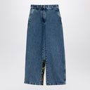 Palm Angels Baggy-Jeans mit Dschungel-Einsatz