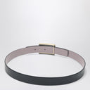 ROGER VIVIER Belle Vivier black/pink leather belt