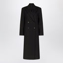 Abrigo cruzado doble Rosco negro LouLou De Saison