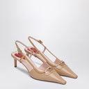 ROGER VIVIER Décolleté desert in pelle Slingback Viv' Canard