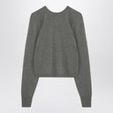 Maison Margiela Green mélange wool sweater