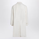 Maison Margiela Single-breasted trench coat ivory in cotton