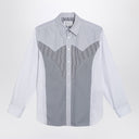 Maison Margiela Striped patchwork shirt