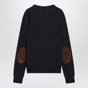 Maison Margiela Navy blue wool sweater