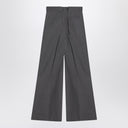 Maison Margiela Charcoal grey pleated trousers