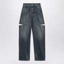 Maison Margiela Blue ripped washed jeans