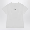 Camiseta blanca MM6 Maison Margiela con firma numérica