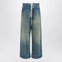 Jeans azul lavado de pierna ancha MM6 Maison Margiela