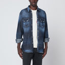 Camisa Dsquared2 Dan em denim azul lavado