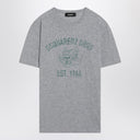 Dsquared2 Grey mélange T-shirt with logo print