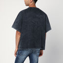 Dsquared2 T-shirt grigia slavata con logo