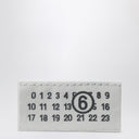 MM6 Maison Margiela White fabric clutch numeric