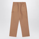 Pantalones de algodón ocre holgados MM6 Maison Margiela