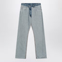 بنطلون جينز مغسول ثنائي اللون من MM6 Maison Margiela