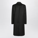 MM6 Maison Margiela Cappotto nero in misto lana