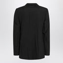 Giacca nera in misto lana MM6 Maison Margiela