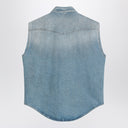 MM6 Maison Margiela Faded blue vest with rips