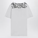 Camiseta de algodón blanca MM6 Maison Margiela AIDS