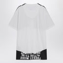 MM6 Maison Margiela T-shirt AIDS in cotone bianco/nero