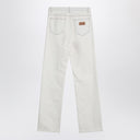 MM6 Maison Margiela weiße Jeans mit Aufnähern
