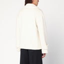 Cappotto corto crema in misto alpaca Tagliatore