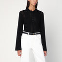 Polo negro de LouLou De Saison en mezcla de lana y cachemira