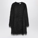 Vestido preto com franjas LouLou De Saison Tina