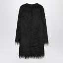 Vestido preto com franjas LouLou De Saison Tina