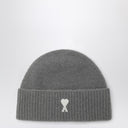 Ami Paris Ami de Coeur gorro cinza de lã