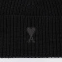 Ami Paris Ami de Coeur chapéu de lã preto