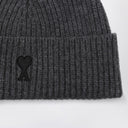 Ami Paris Ami de Coeur gorro cinza de lã