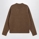 Ami Paris Hazelnut Ami De Coeur cardigan