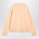 Ami Paris Light beige wool cardigan Ami De Coeur