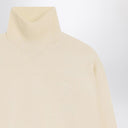 Ami Paris suéter de cuello alto marfil Ami De Coeur