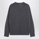 Ami Paris grauer Ami De Coeur Wollpullover