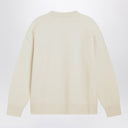 Maglione bianco Ami De Coeur di Ami Paris
